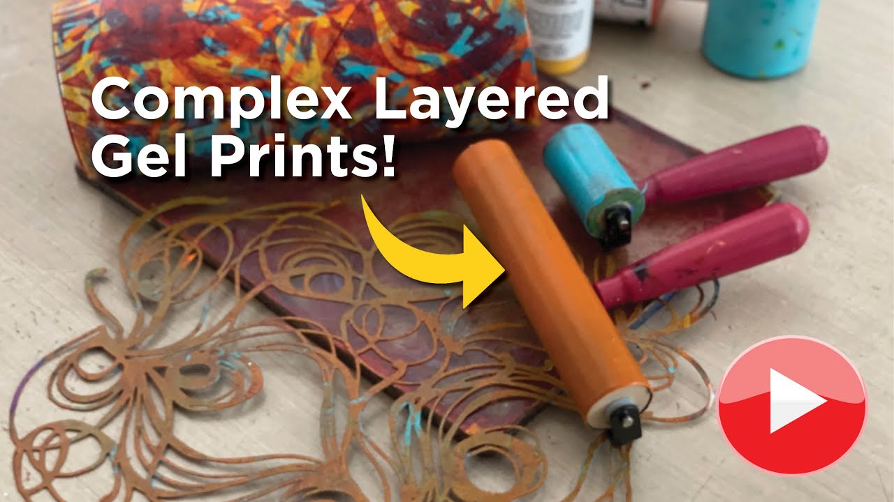 Create Rich, Textured, Layered, Painterly, Gel Prints using Just ONE Mask!–Tutorial Tidbits