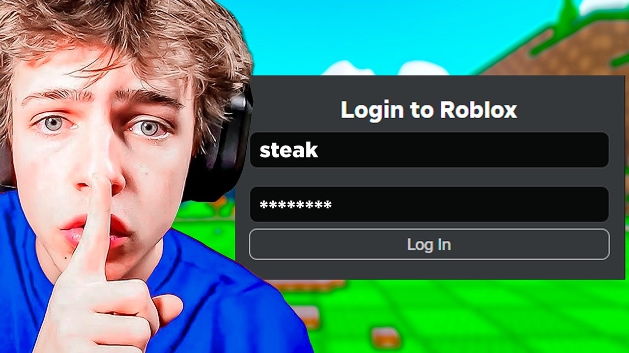 My Brother Went LIVE On My Roblox Account..