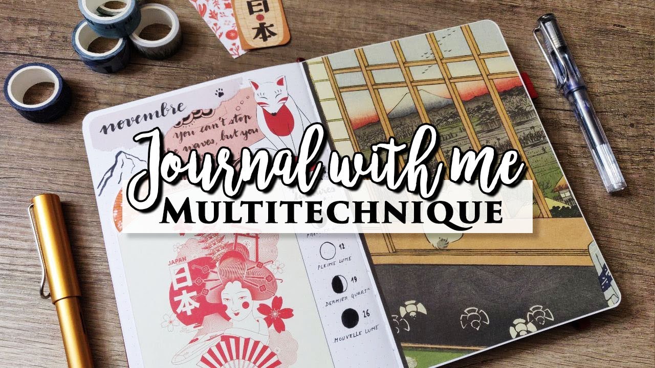 JOURNAL WITH ME - Faire du multitechnique dans son bullet journal