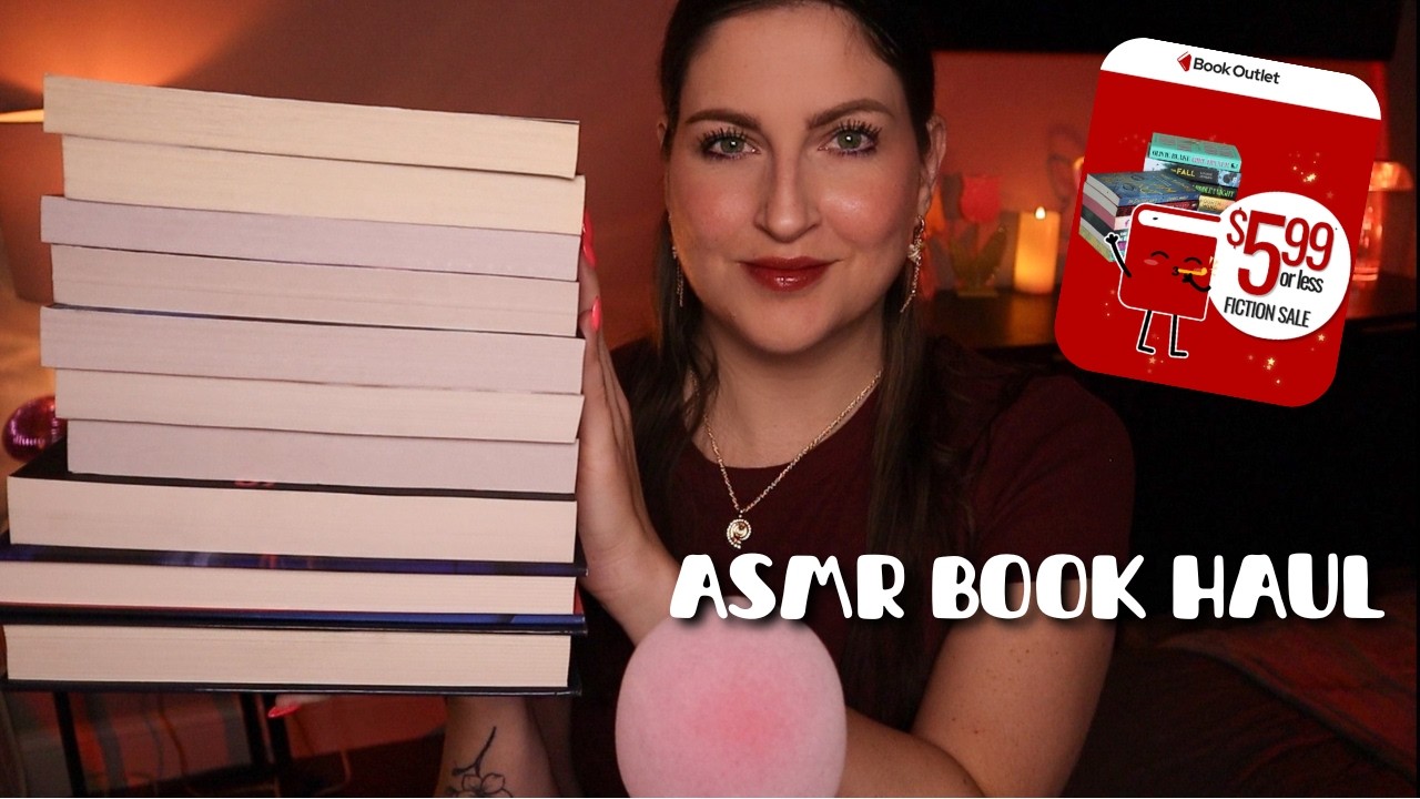 ASMR Book Outlet Fiction Sale Haul | Summer Thrillers, Romance, & More 📚