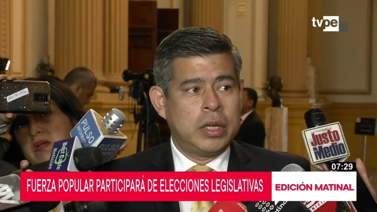 Fuerza Popular confirma participaci&oacute;n en elecciones legislativas