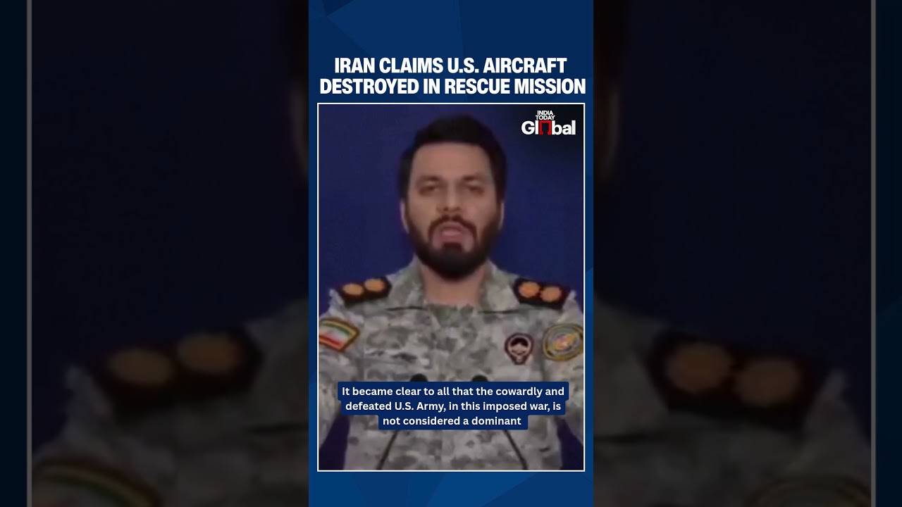 Iran Claims Several U.S. Aircraft Destroyed During Pilot Rescue Mission in Isfahan Operation | #iran