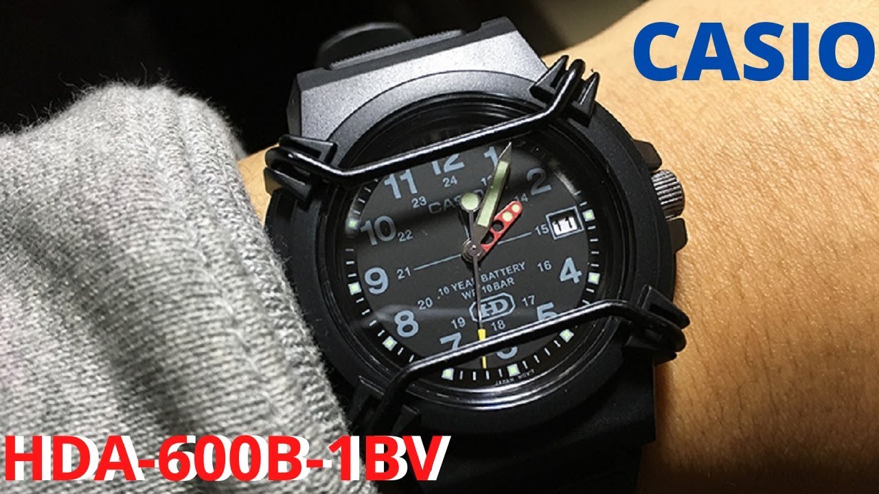 relógio casio HDA-600B-1BV