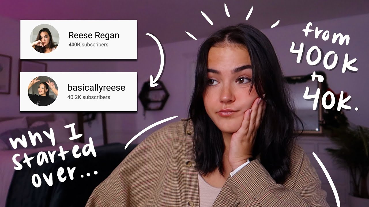 i was popular on youtube... why i started over.