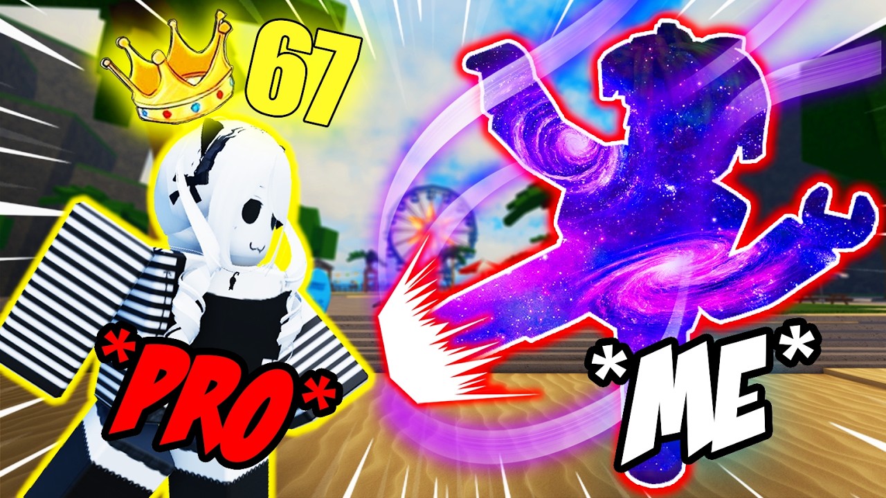 Destroying Pro Players with Cosmic Garou in The Strongest Battlegrounds