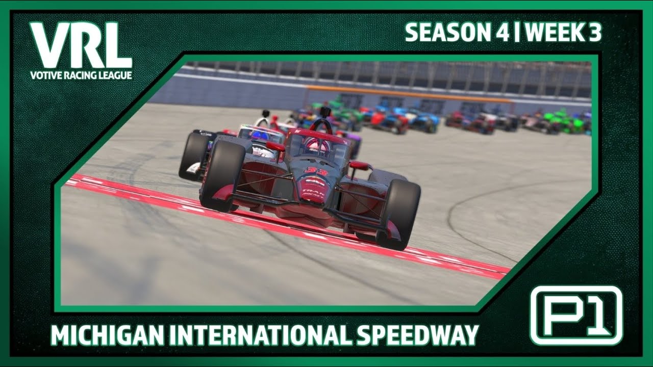 Votive INDY Oval Series | S4R3 | MICHIGAN INTERNATIONAL SPEEDWAY | iRacing League Broadcast