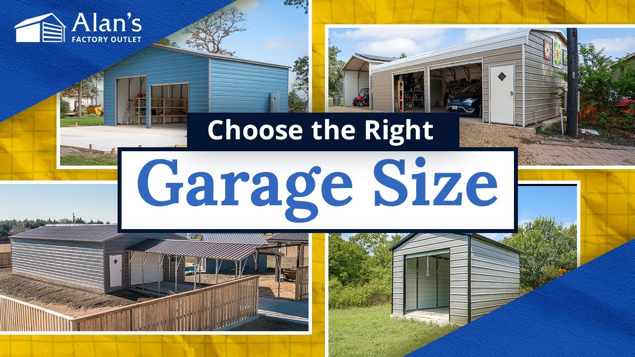 Standard Garage Size & Dimensions: What Should You Choose? | Alan's Factory Outlet