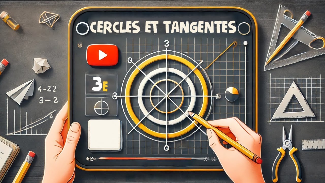"Cercles et Tangentes : Exercice Détaillé et Astuces pour Réussir ! (Niveau 3ème)"