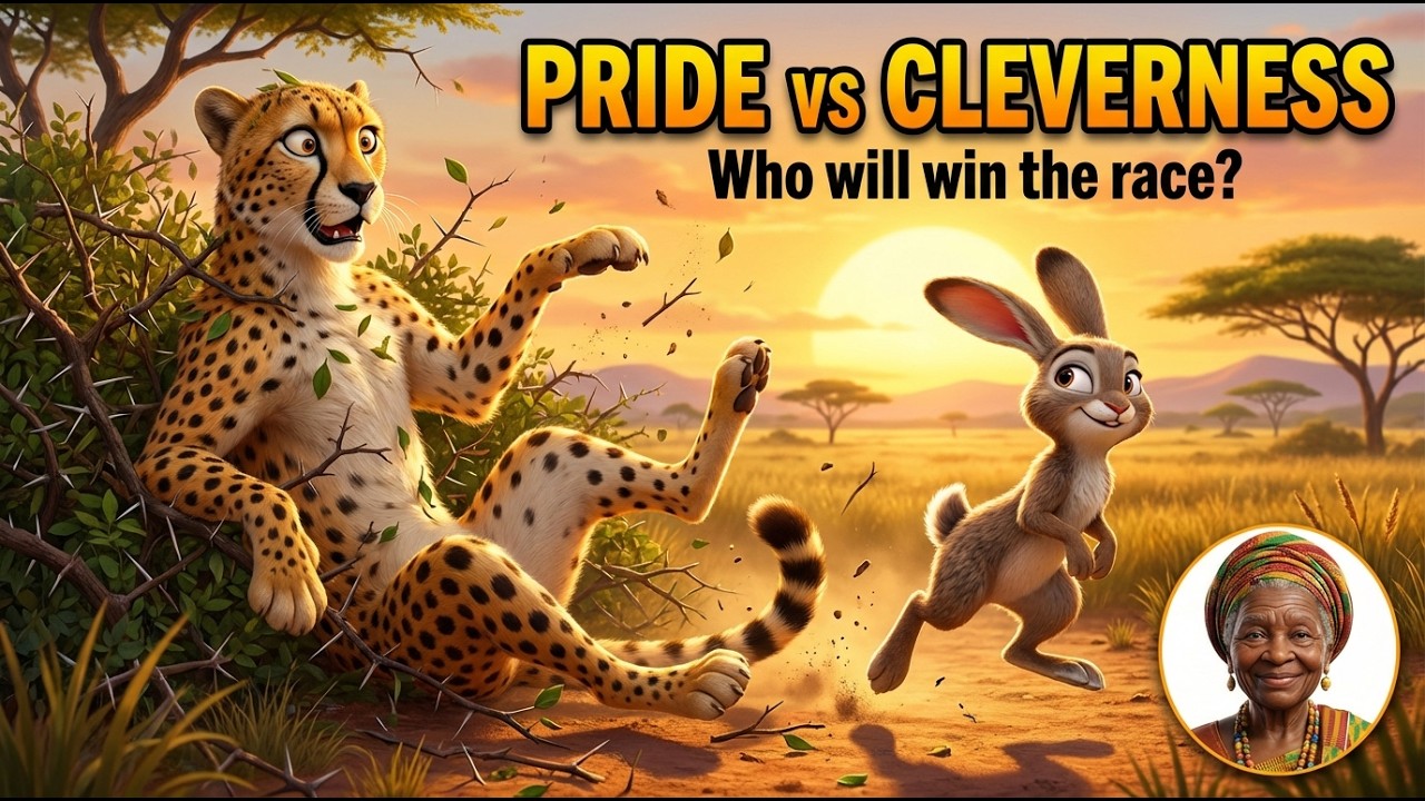 The Cheetah's Lost Race 🐆 | 3D Animated African Folktales | Moonlight Tales Ep. 3
