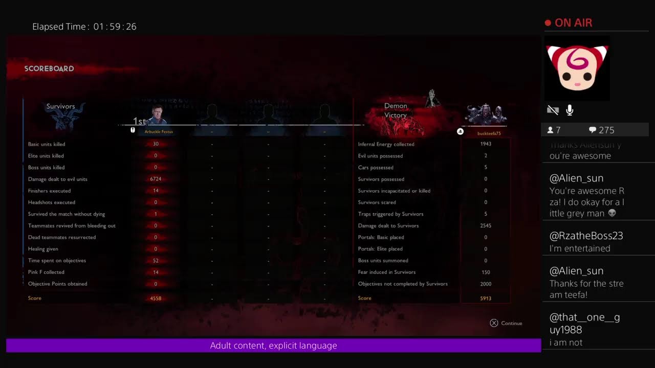 buckteefa75 EVIL DEAD: THE GAME