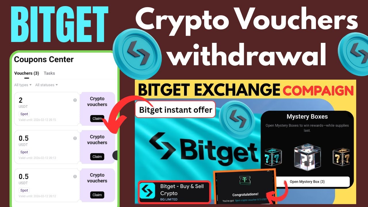 BITGET Crypto Vouchers, Check & Withdrawal Guide | Usage Rules & Campaign Update (2026)