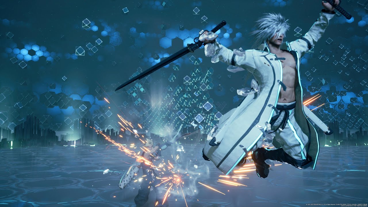 FF7 REMAKE Cloud vs Weiss