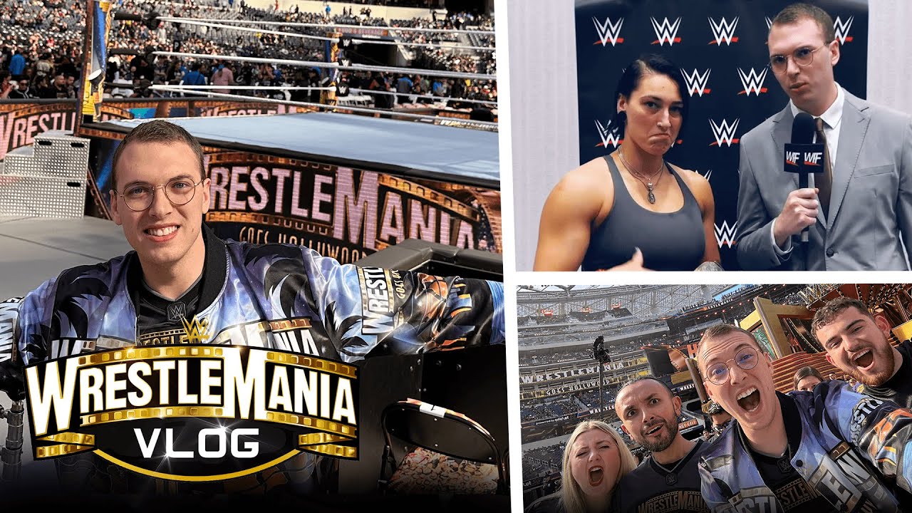 La première nuit de Wrestlemania 39 en ringside ! VLOG #3