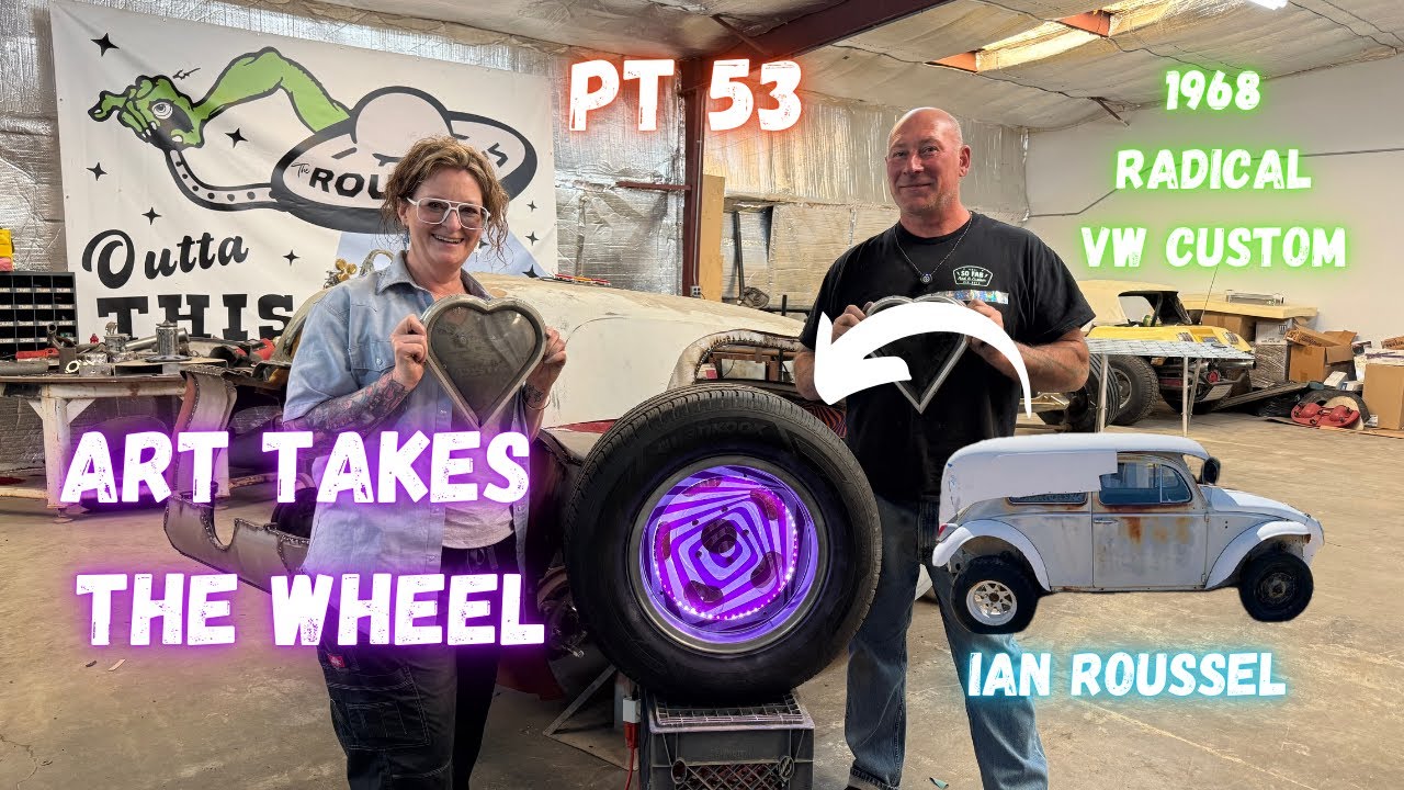 Part 53! 1968 VW Custom Ian Roussel: Custom VW Wheel Covers