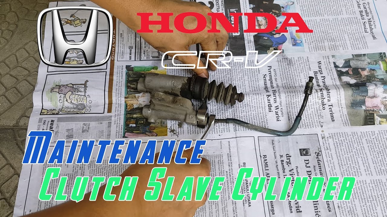 Replace clutch slave cylinder / Master cylinder || Honda CRV RE1 R20A1 Civic Accord Jazz City