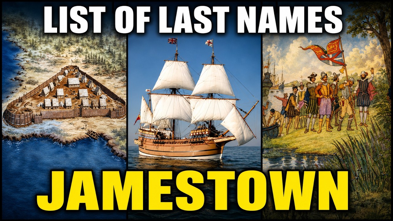 ЭТИ ФАМИЛИИ ПРИБЫЛИ В ДЖЕЙМСТАУН В 1607 ГОДУ &mdash; ЕСТЬ ЛИ В СПИСКЕ ВАША?
