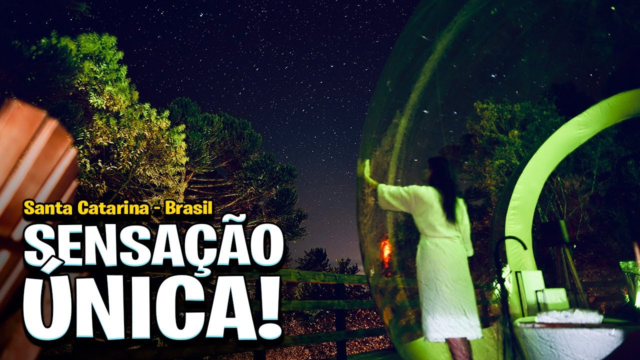 ME HOSPEDEI EM UMA BOLHA *melhor Airbnb do Brasil - Zion Bubble Glamping | Amanda Lunelli