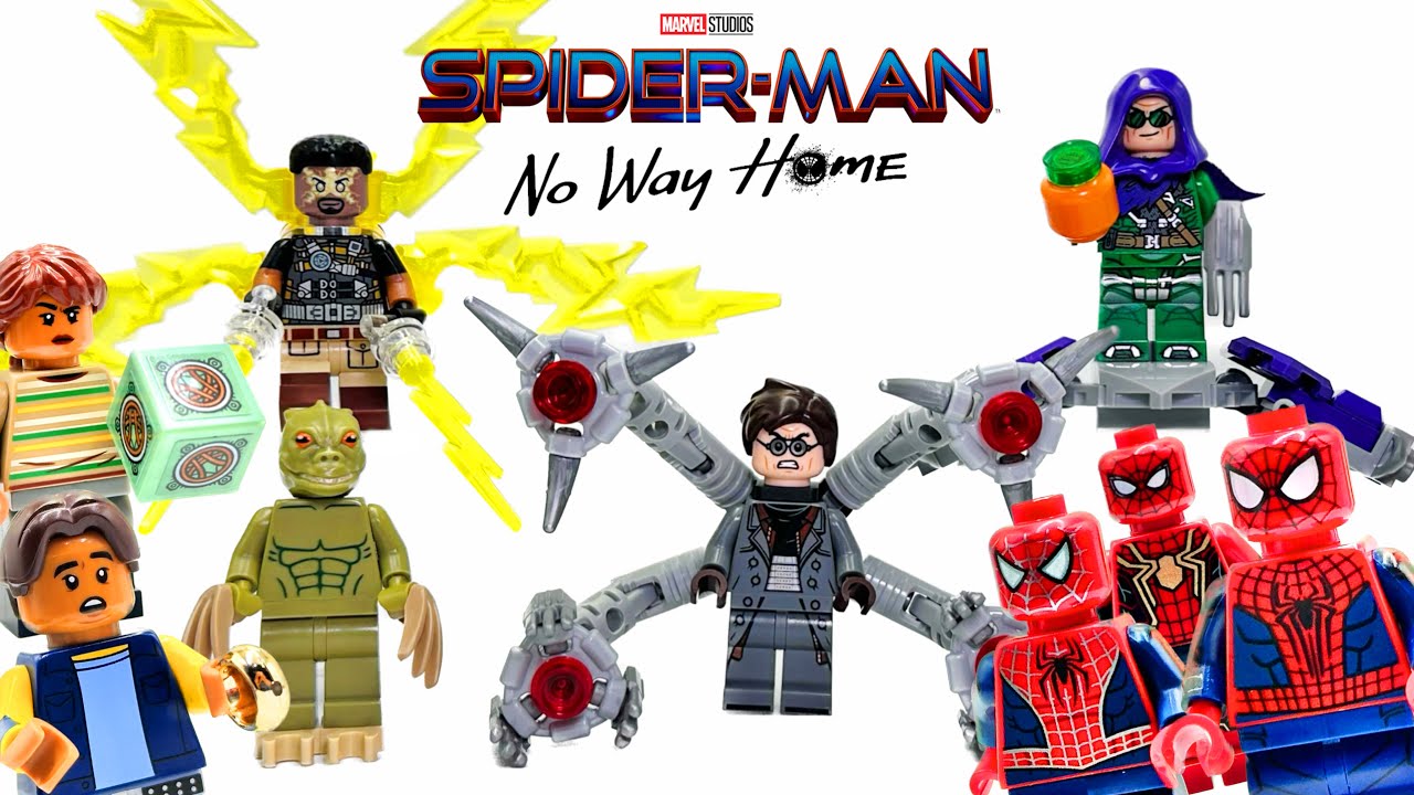 LEGO Spider-Man No Way Home How To UPGRADE All MINIFIGURES from the set!