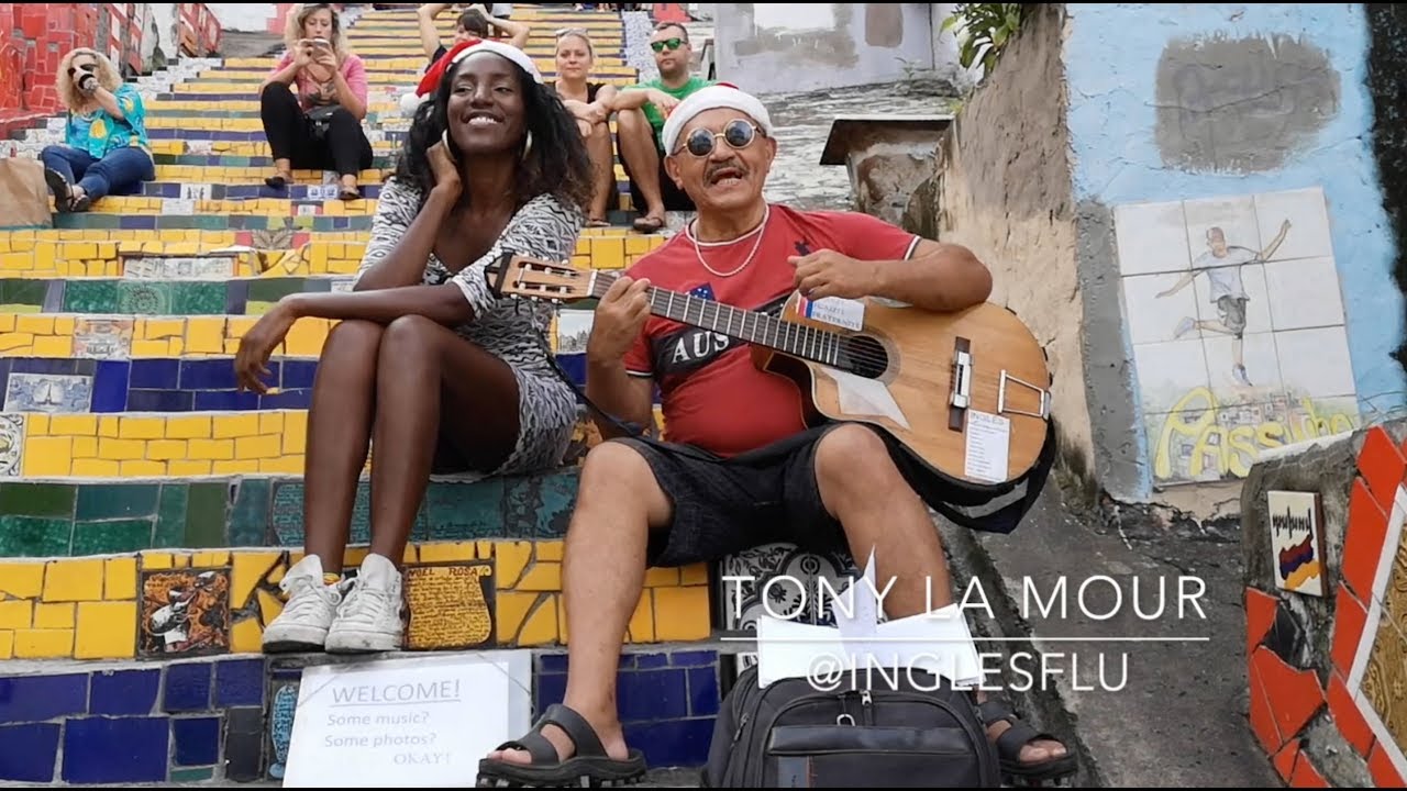 Christmas in Rio de Janeiro: Escadaria Selarón