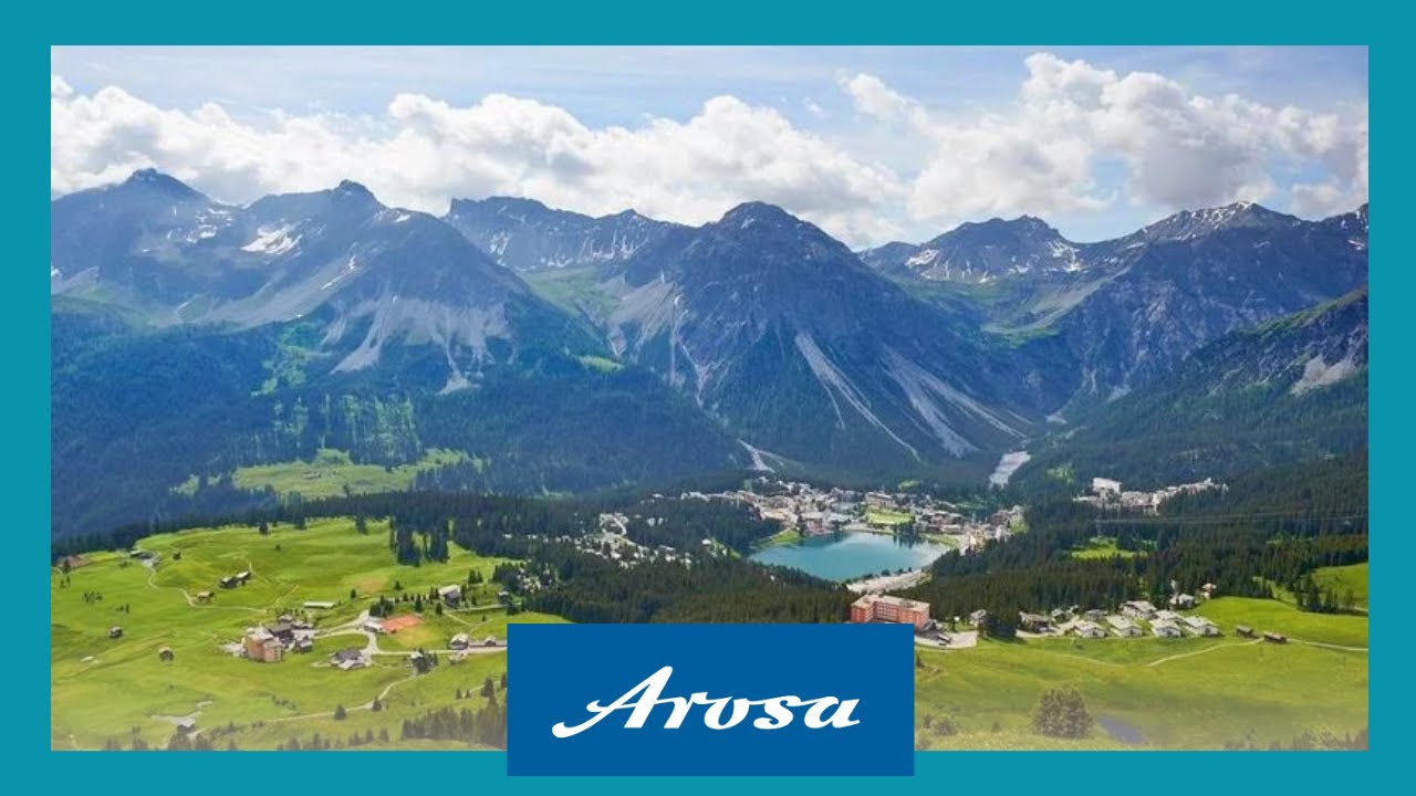 Arosa Weisshornbahn in Zwitserland Wandelen naar de top van de Weisshorn berg 2653m. 2023