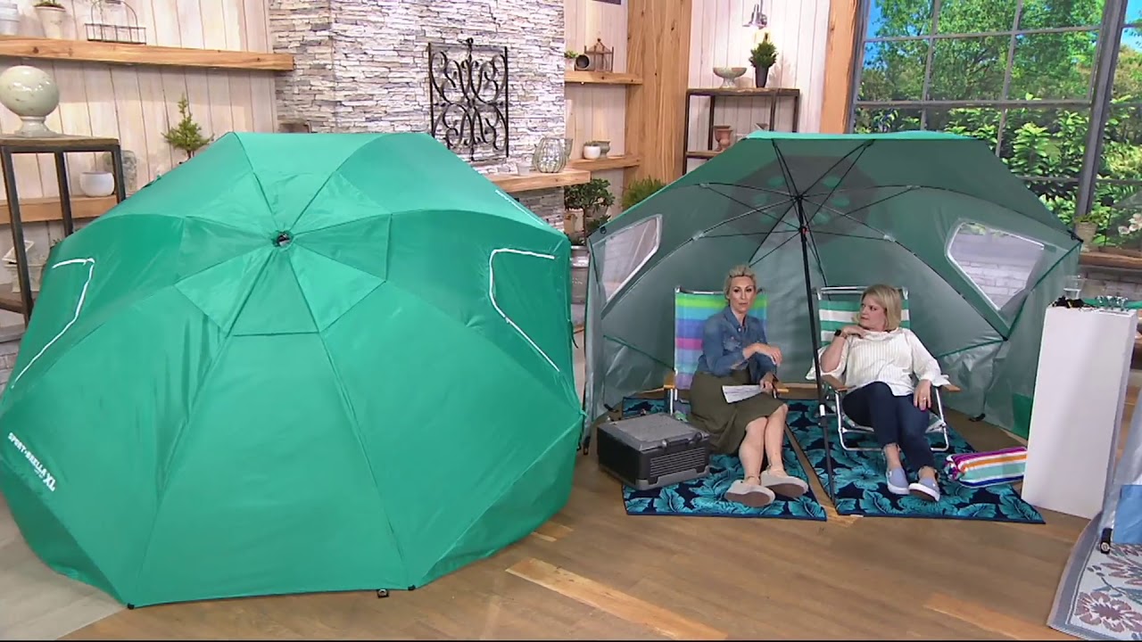 Sport-Brella XL Instant Outdoor Family Shelter Umbrella on QVC