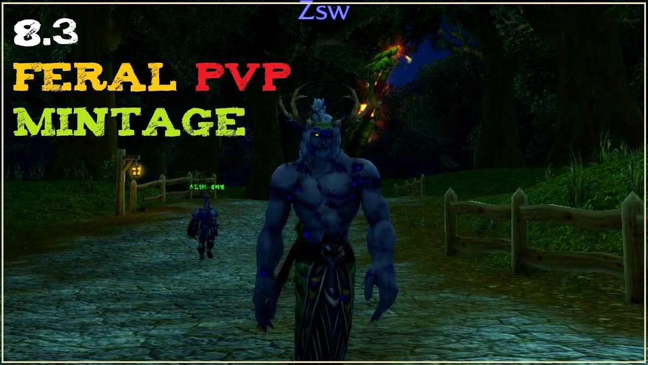 [BFA 8.3] Feral Druid PvP Montage (야드, Zsw) - Execute