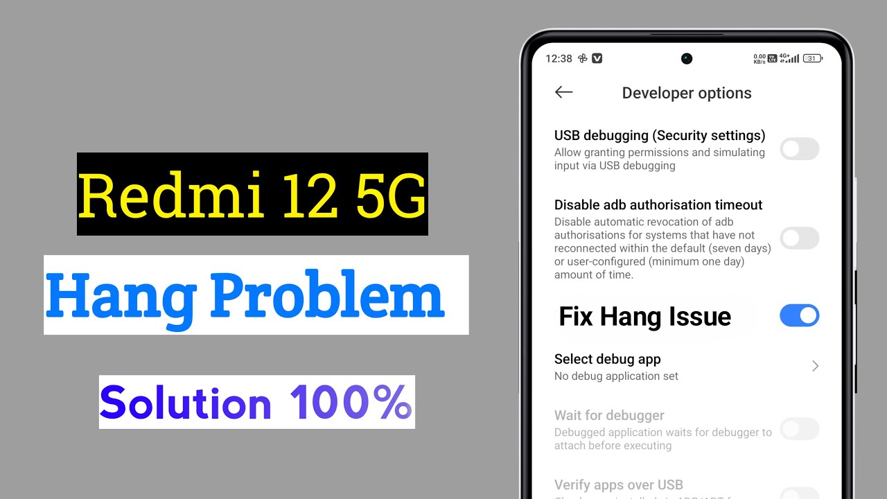 Redmi 12 5G Hang Problem  | Redmi 12 5G Hang Problem 200% Solution Live