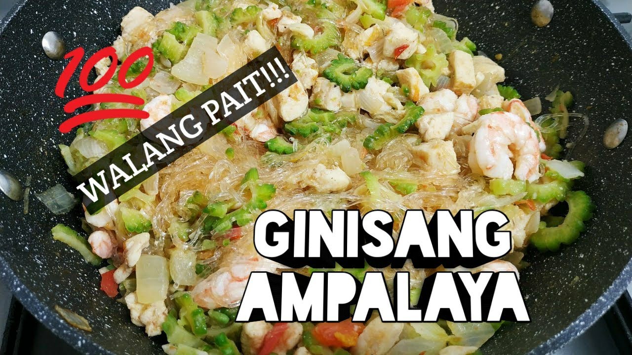 Ginisang Ampalaya with Sotanghon