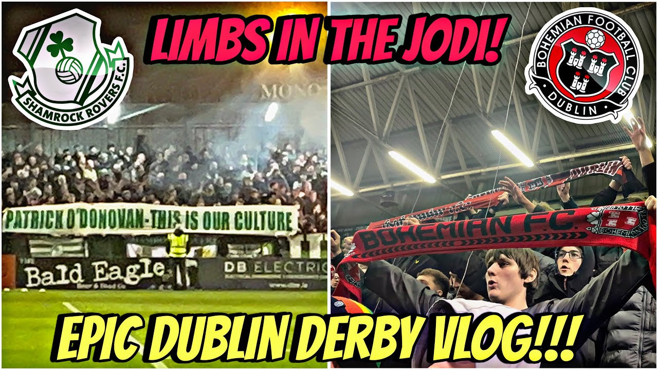 Bohemians 3-2 Shamrock Rovers | The DUBLIN DERBY Vlog 🔥🔥🔥