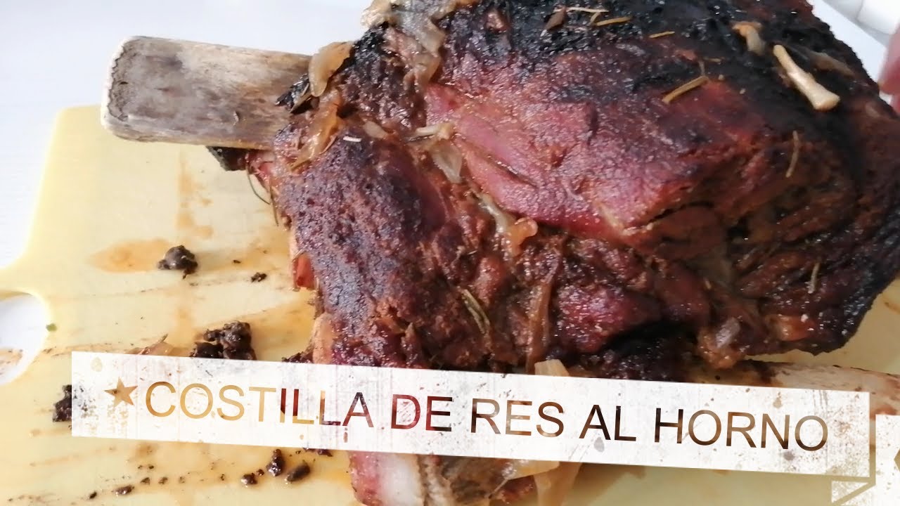 Costillas de Res al Horno, Tiernas, Jugosas y  Sabrosas. Baked Beef Ribs, Tender, Juicy And  Tasty