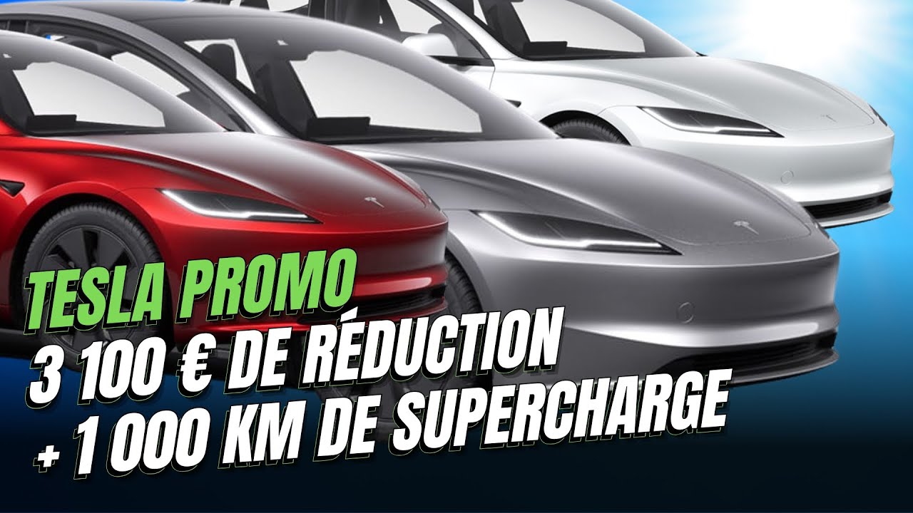 Offre Exceptionnelle Tesla : Model 3 &agrave; prix r&eacute;duit gr&acirc;ce au bonus Tesla !