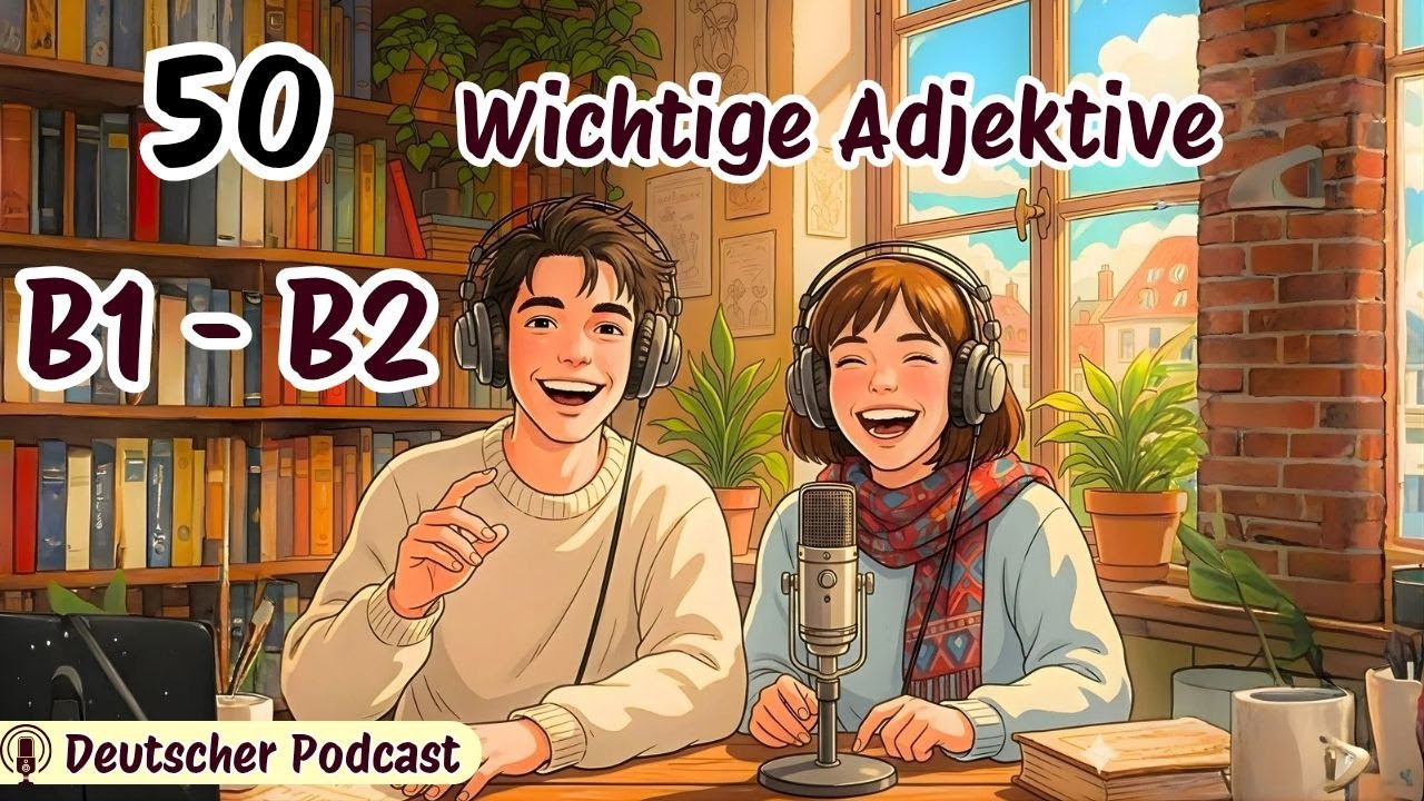 Diese 50 Adjektive fehlen dir noch! 😱 | Deutsch B1 ➜ B2