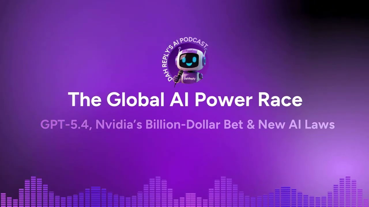 The Global AI Power Race: GPT-5.4, Nvidia’s Billion-Dollar Bet & New AI Laws | DahReply AI Podcast