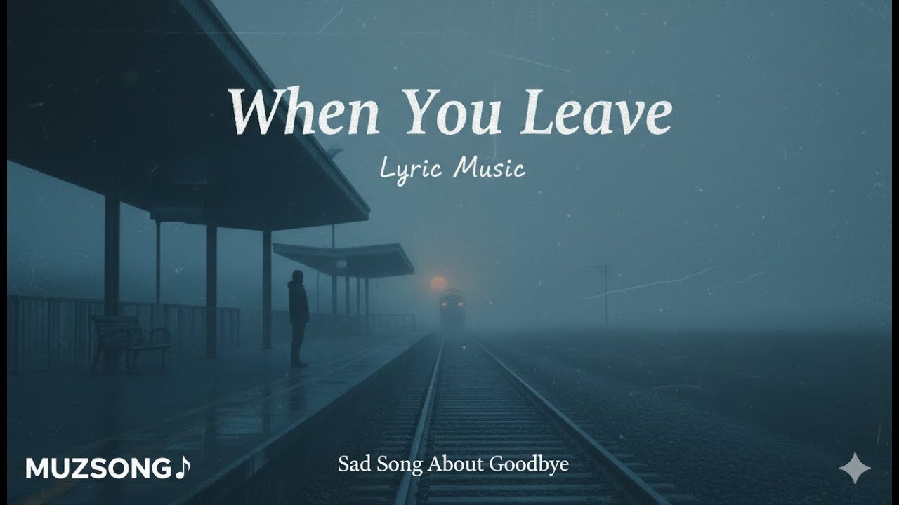 When You Leave (Lyric music) - MUZSONG | Sad  Song About Goodbye