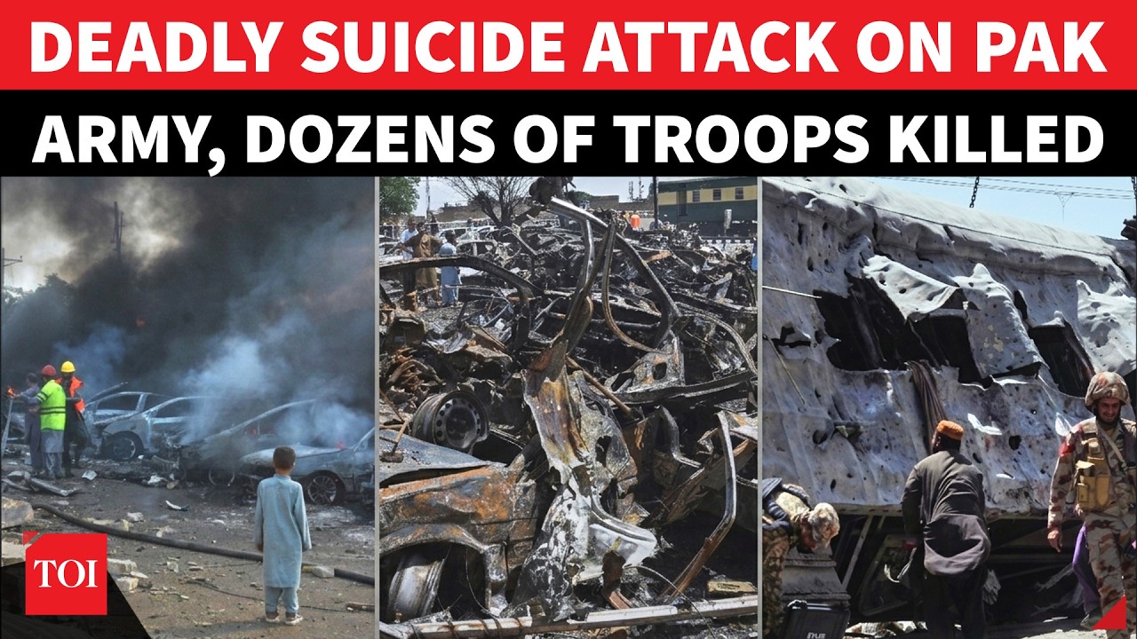 Pak Army UNDER BIG ATTACK; Massive Explosion Rips Through Train With Troops In Quetta | Watch