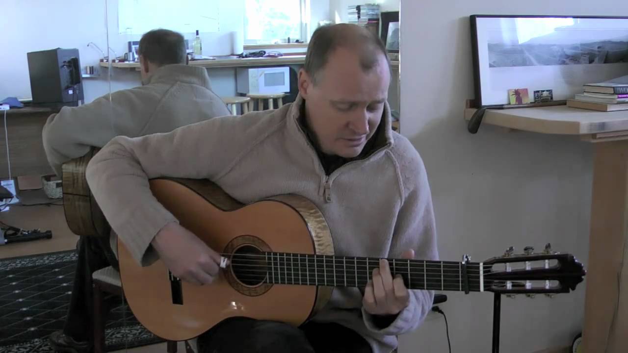 Jim Malcom visits Stansell Guitars in Pistol River