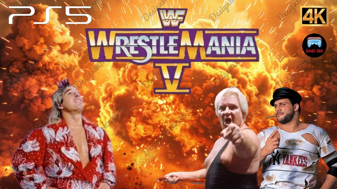 Red Rooster vs Bobby The Brain Heenan - Wrestlemania 5 /WWE 2K25 / PS5