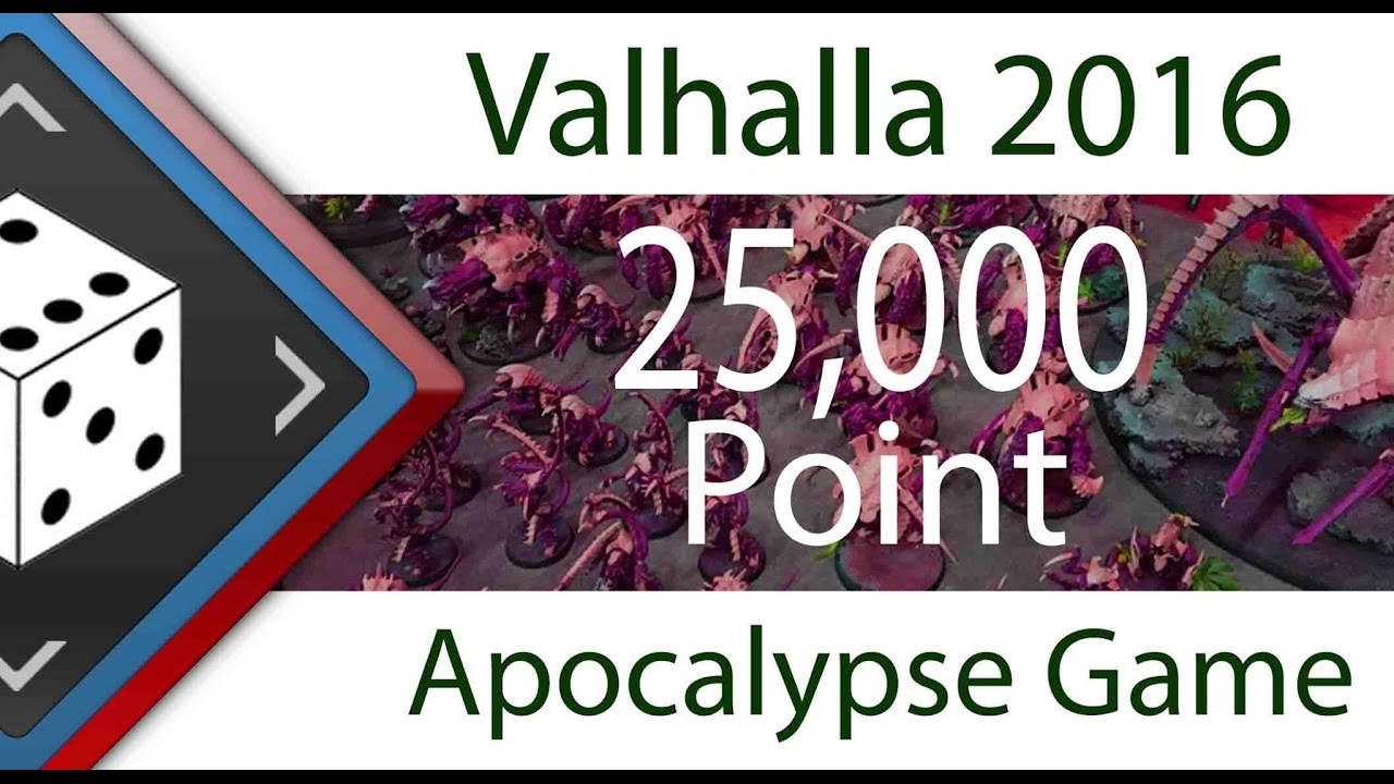 (CoolGuysNation) 25,000 pt Apocalypse Batrep Nids Vs Orks - Valhalla 2016