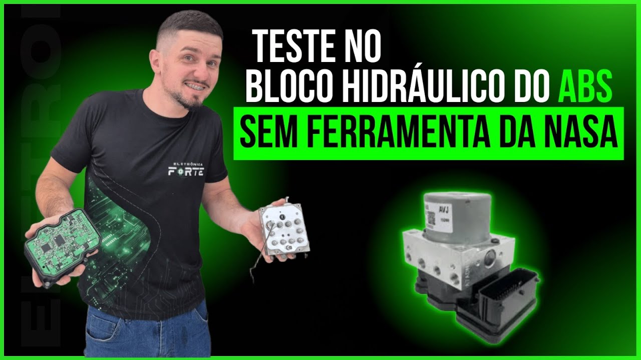 Testes no Bloco Hidráulico do ABS sem ferramentas da nasa