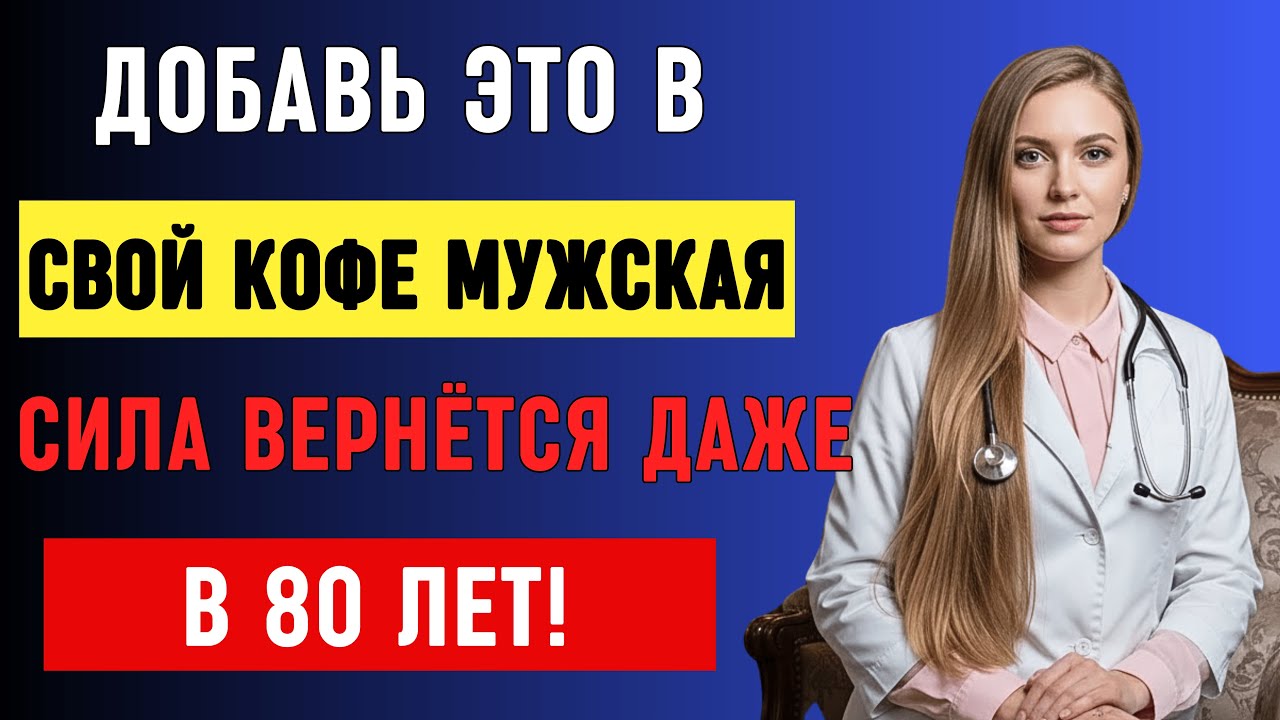 Добавьте ЭТО в свой кофе — и мужская сила вернётся даже в 80 лет!