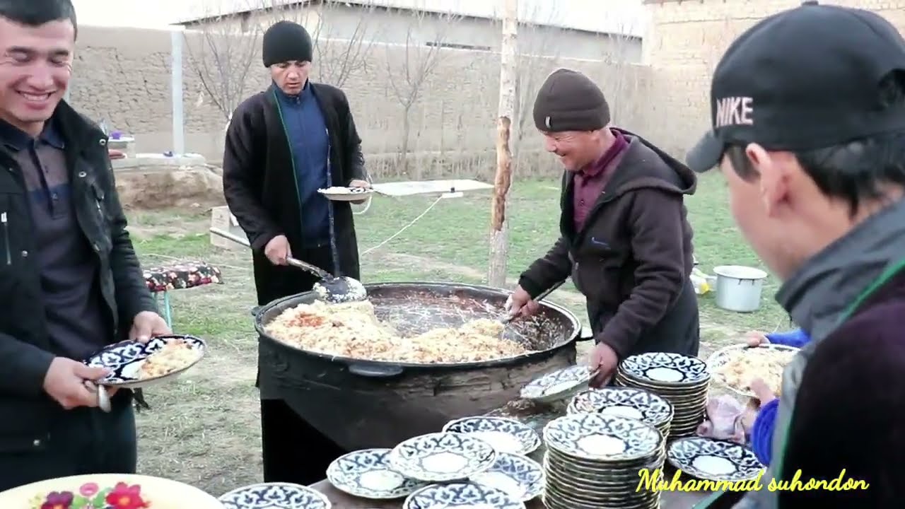 Koson tumani Xonadonda. Toy bolalar sunnat tuyi. Ertalabgi nahorgi osh. Shaymanovlar xonadoni