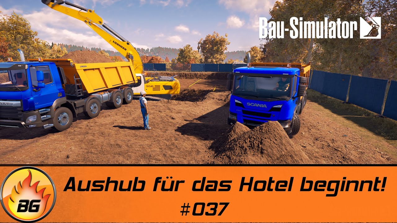 Bau Simulator #037 | Aushub für das Hotel beginnt! | Construction Simulator 2022
