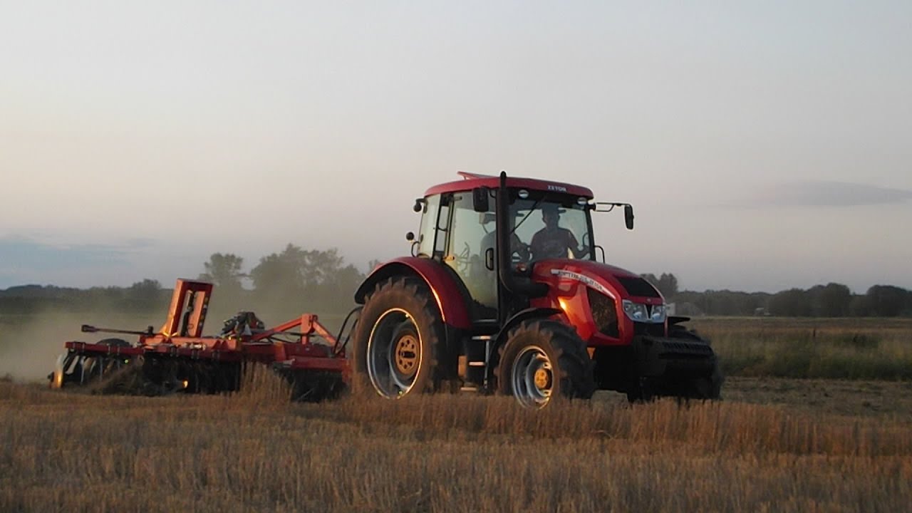 Uprawa pożniwna 2012 || Claas Ares 656RZ Zetor Forterra 115 10641 Case ||