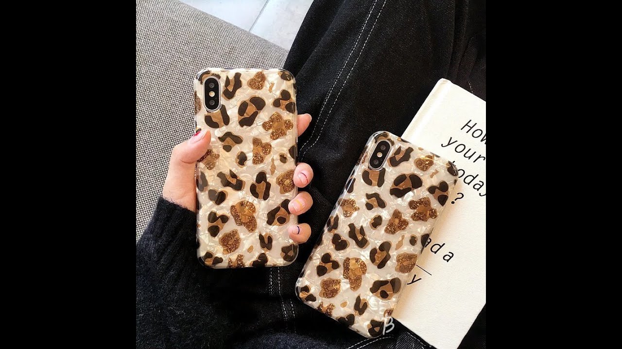 Marble Leopard Phone Case