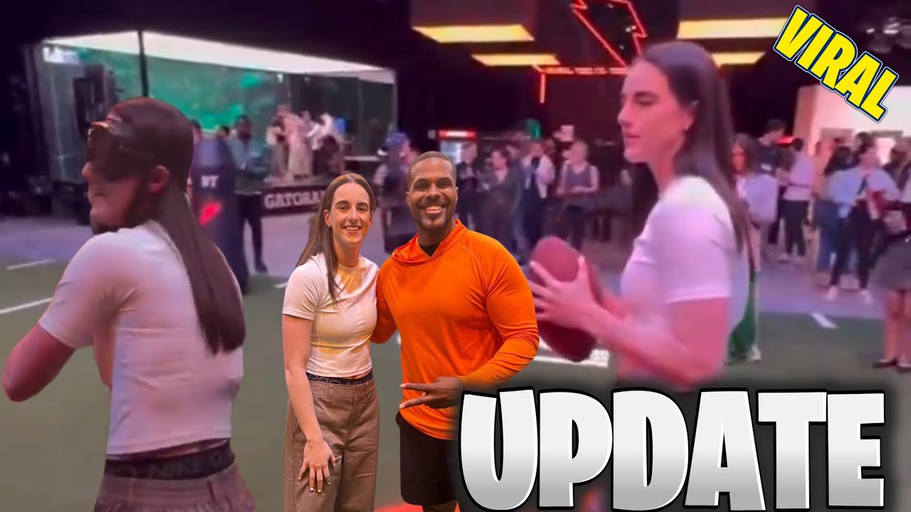 Gatorade Has Caitlin Clark Throwing Football With Drunken GOGGLES On IN NEW SUPER BOWL FOOTAGE!