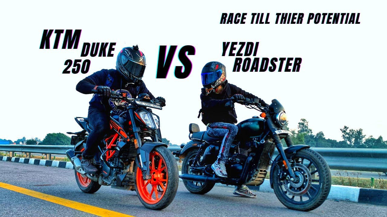 KTM dUKE 250 VS YEZDI ROADSTER yE KYA BAKWAS HO GAYA😱 | LONG RACE