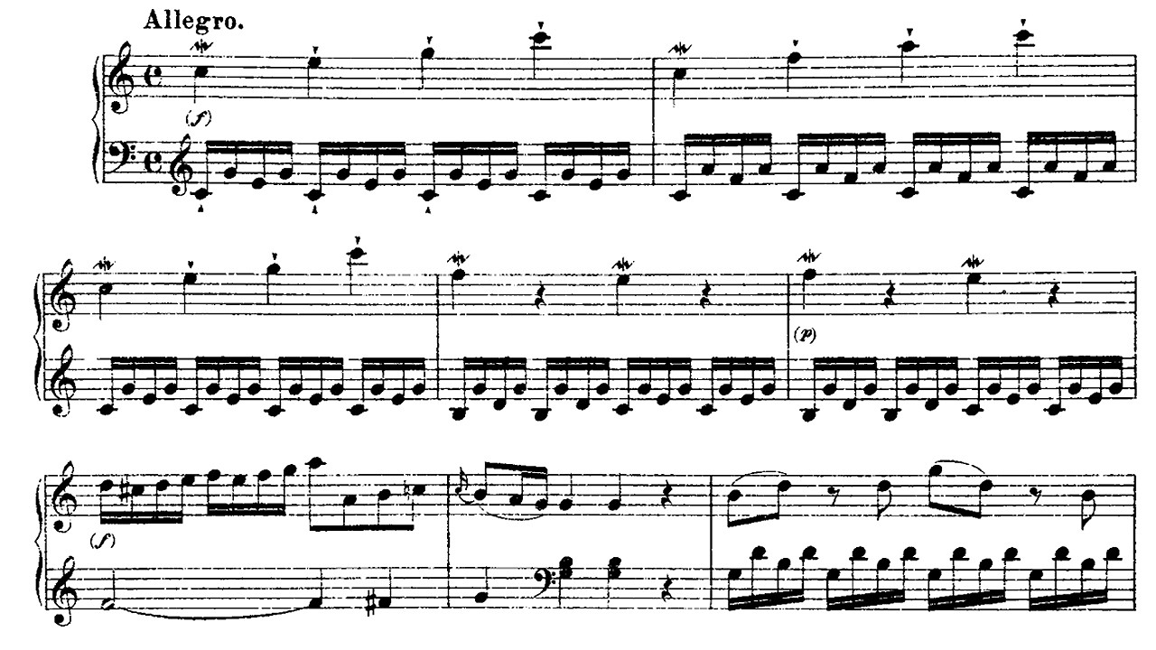 Haydn / Fritz Neumeyer, 1959: Keyboard Sonata in C Hob. XVI No. 1 - Vox Turnabout SVBX 573