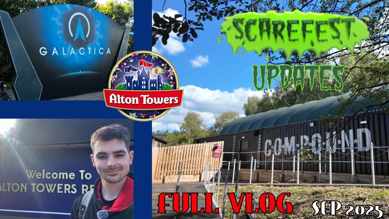 Alton Towers Vlog - Ready For Scarefest! 2025