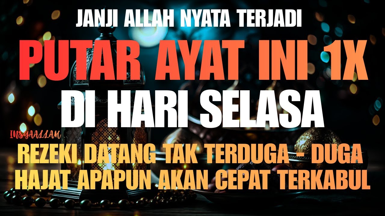 Bacaan Dahsyat! Satu Kali Putar Bisa Datangkan Kekayaan dzikir pagi