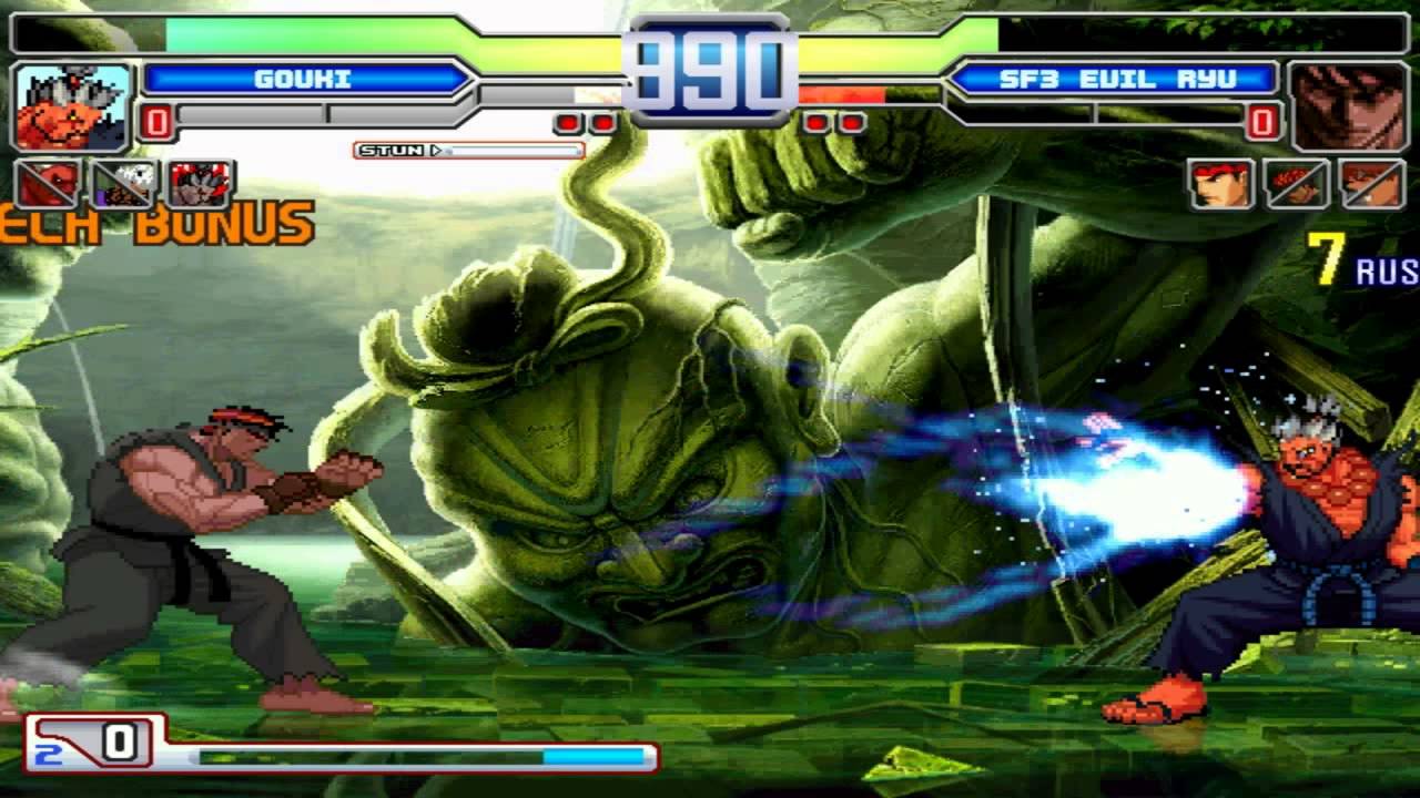 mugen いろいろな豪鬼 VS いろいろな殺意リュウ